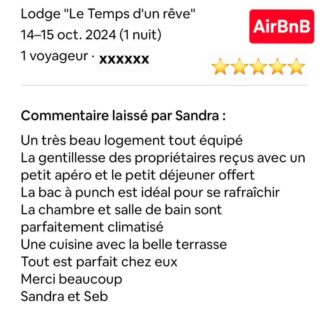 Lodge "Le Temps D'Un Reve" 圣弗朗索瓦 外观 照片