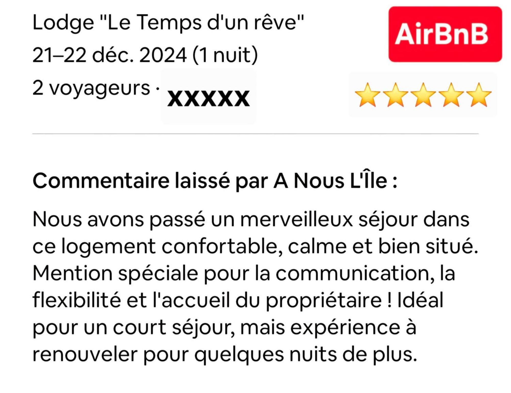 Lodge "Le Temps D'Un Reve" 圣弗朗索瓦 外观 照片