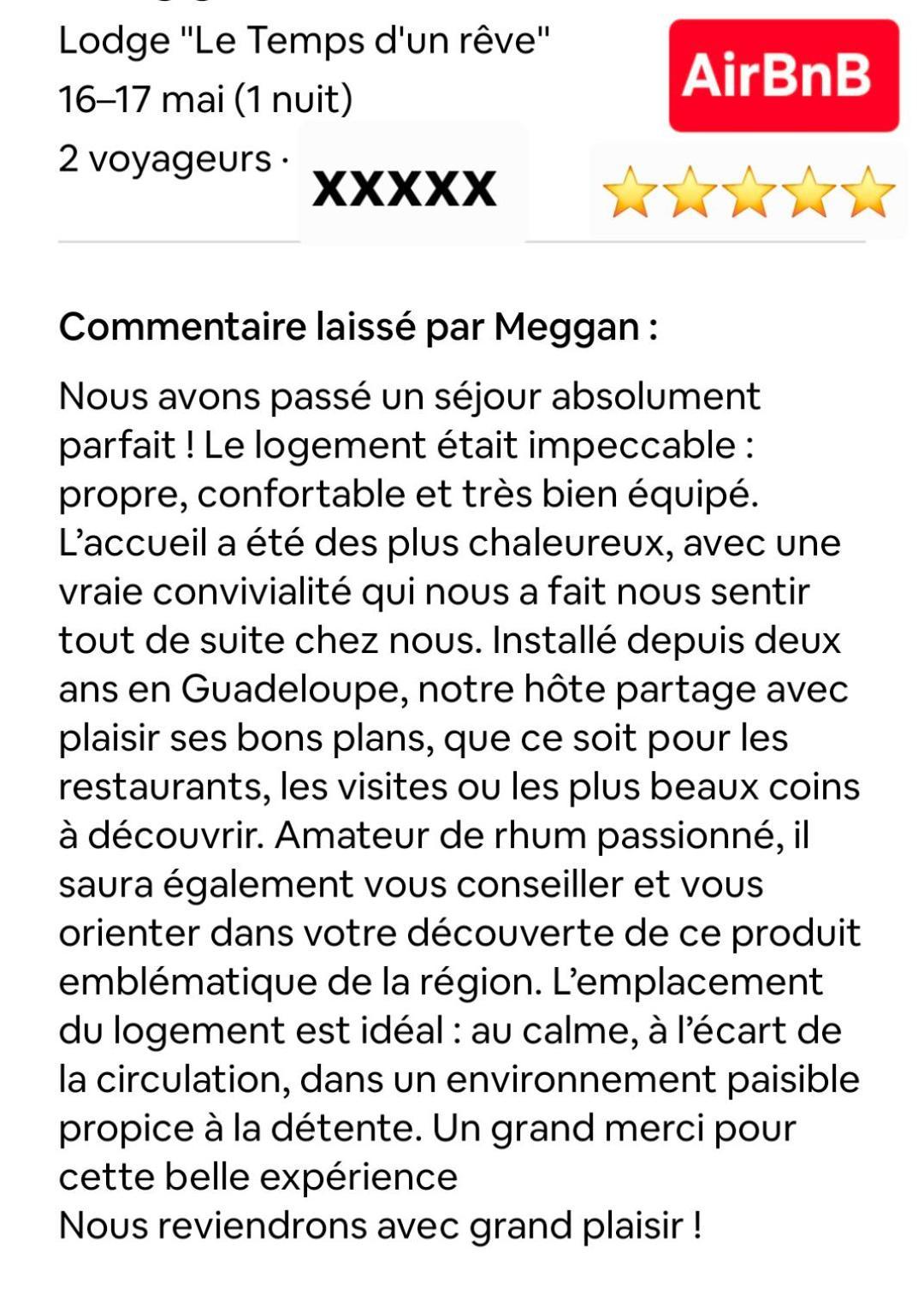 Lodge "Le Temps D'Un Reve" 圣弗朗索瓦 外观 照片